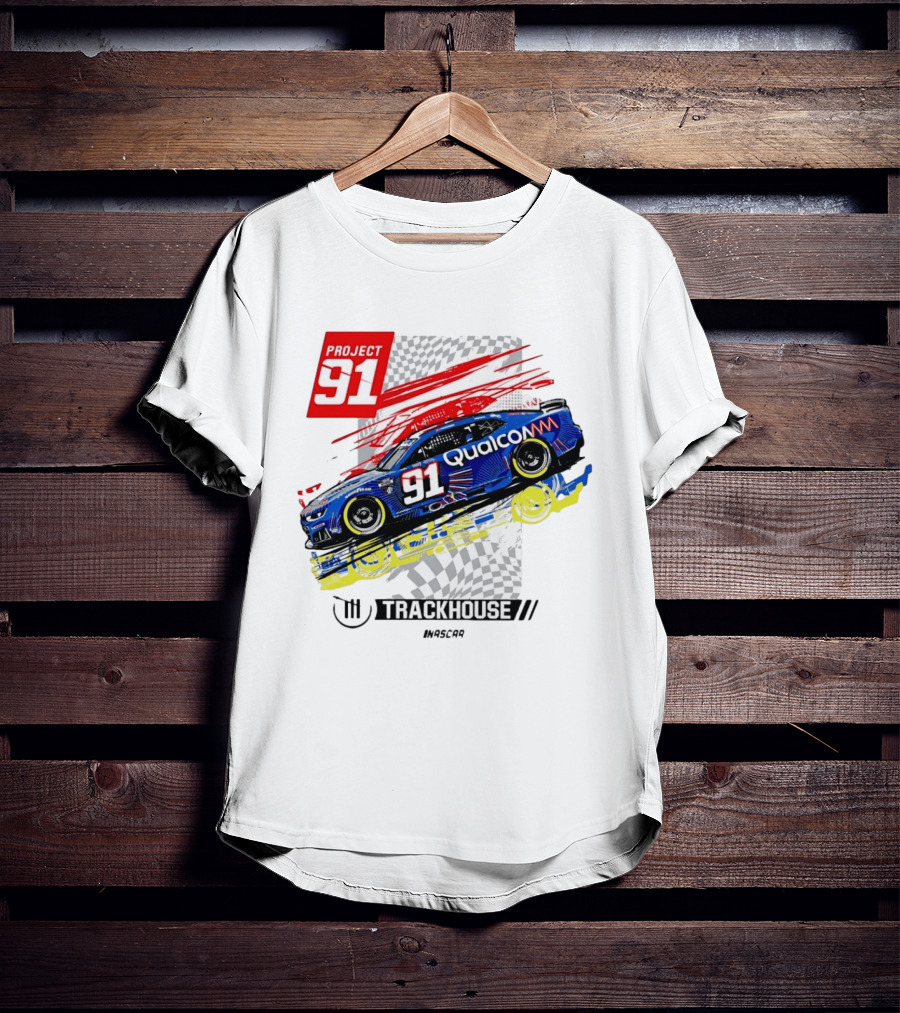 Project 91 Trackhouse Racing Qualcomm NASCAR T-Shirt