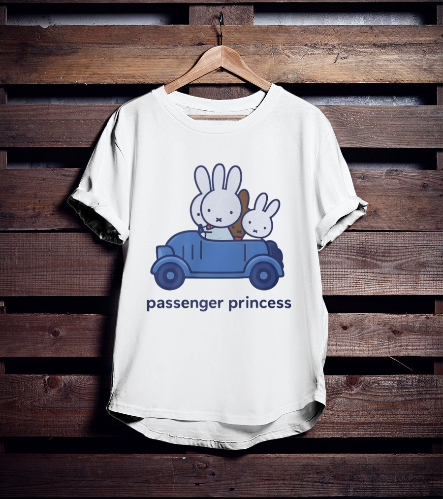 Miffy Passenger Princess Bunny Rabbit Car Ride T-Shirt