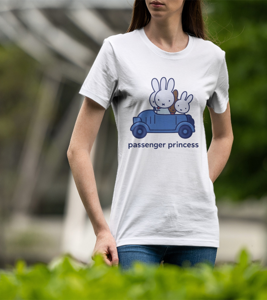 Miffy Passenger Princess Bunny Rabbit Car Ride T-Shirt