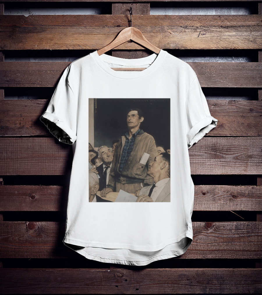Norman Rockwell Four Freedoms 1943 Freedom Of Speech Timeless T-Shirt