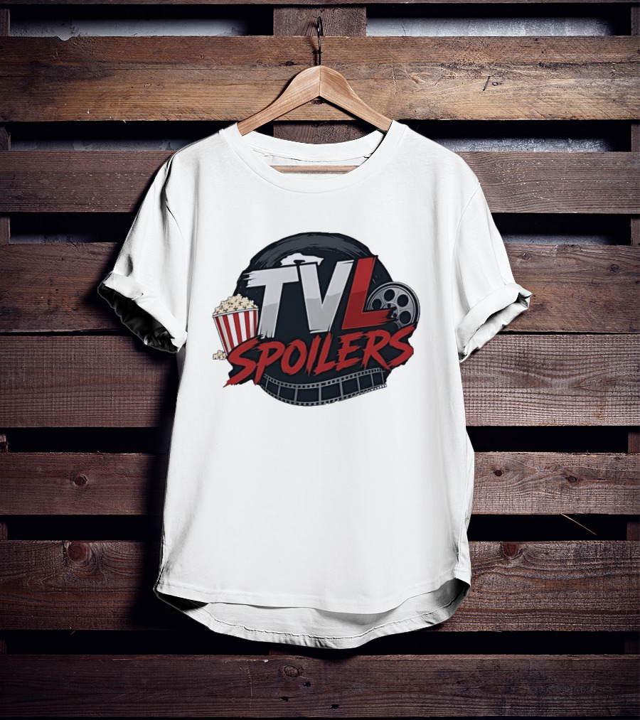 TVL Spoilers Cinema Movie Lover Popcorn Film Reel T-Shirt