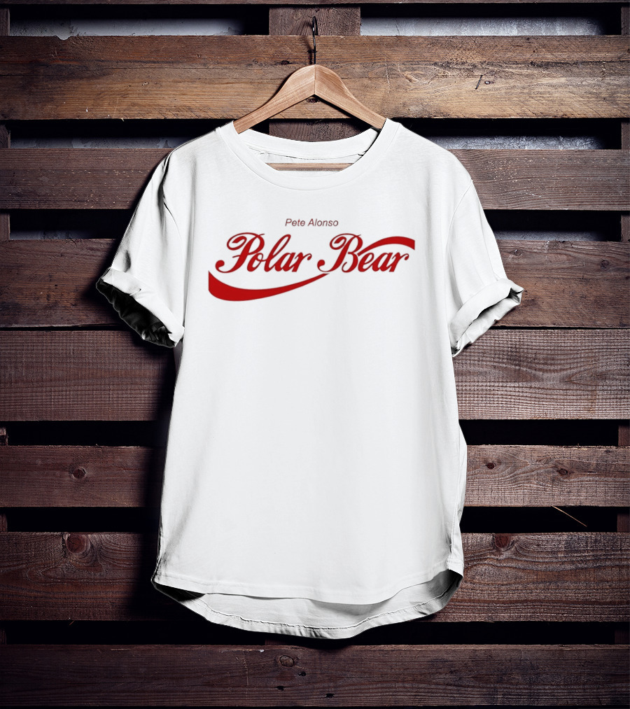 Pete Alonso Polar Bear Coca Cola Style Orioles T-Shirt