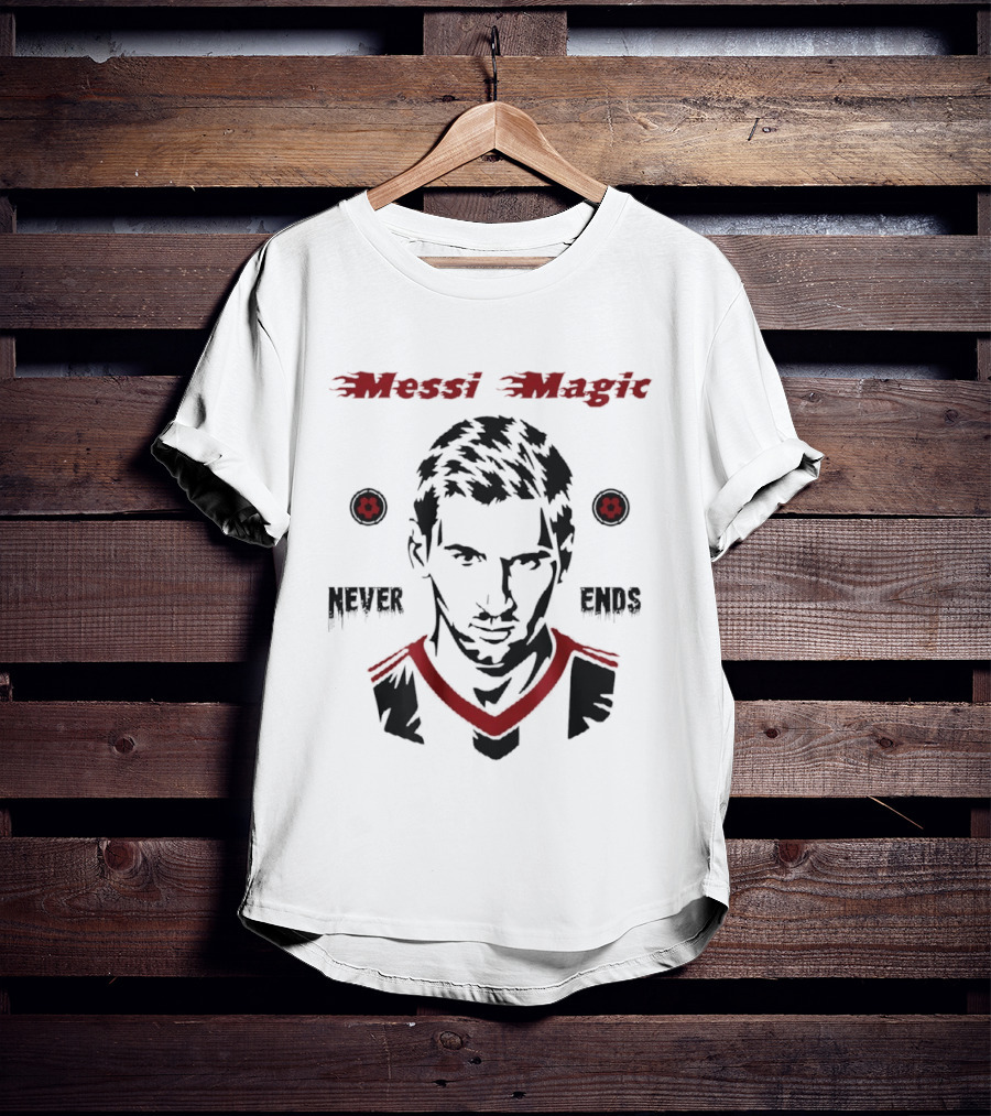 Messi Magic Never Ends Soccer Legendary T-Shirt