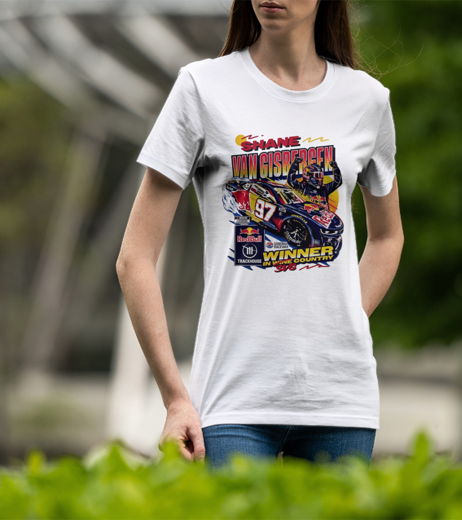 Shane Van Gisbergen Red Bull Trackhouse Racing Sonoma Raceway Winner SVG 97 T-Shirt
