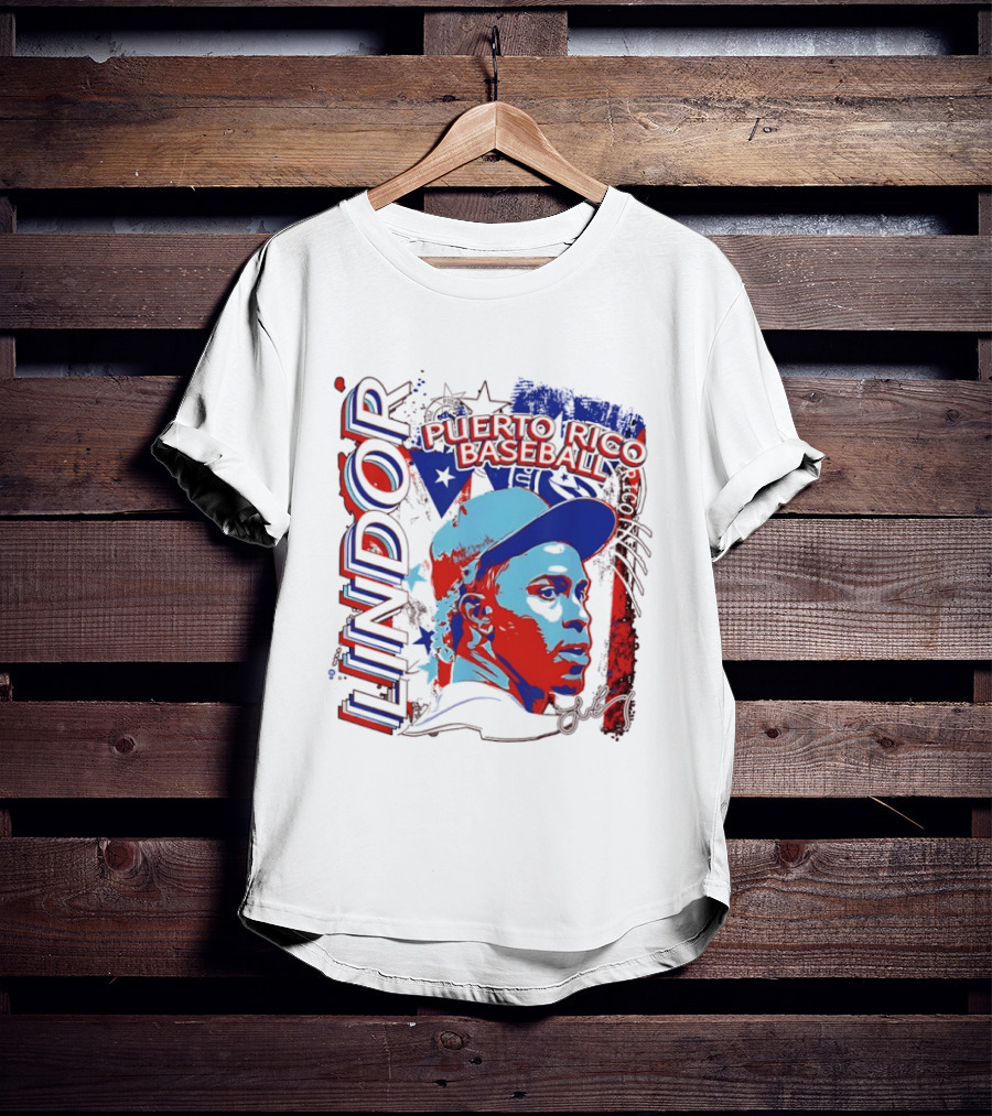 Francisco Lindor Puerto Rico Baseball MLB Player T-Shirt