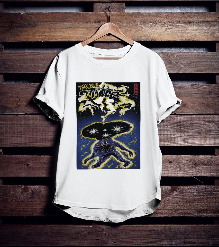 Take Your Chance SLW Electric Cosmic Figure Explosion T-Shirt