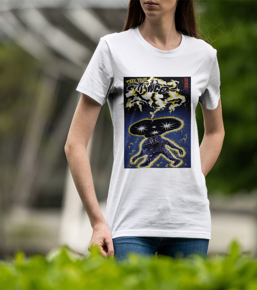 Take Your Chance SLW Electric Cosmic Figure Explosion T-Shirt