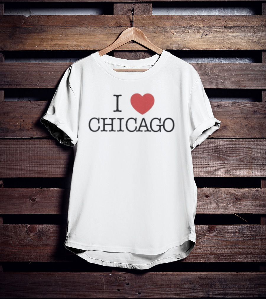 I Love Chicago Heart T-Shirt