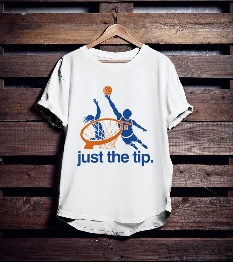 OG Anunoby New York Knicks Basketball Just The Tip NBA 2026 T-Shirt