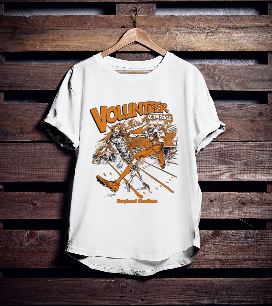 Volunteer Rampage Neyland Stadium Tennessee Volunteers T-Shirt