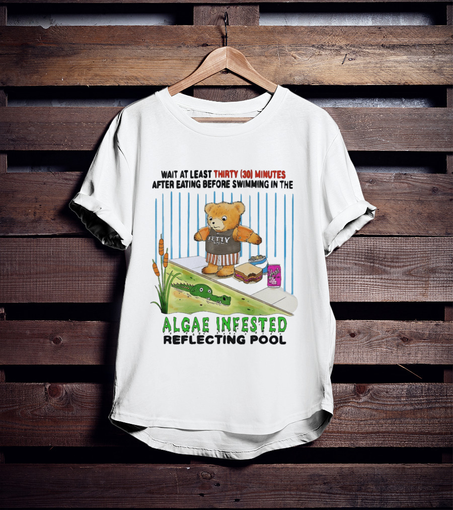 Wait Thirty 30 Minutes Before Swimming In The Algae Infested Reflecting Pool T-Shirt