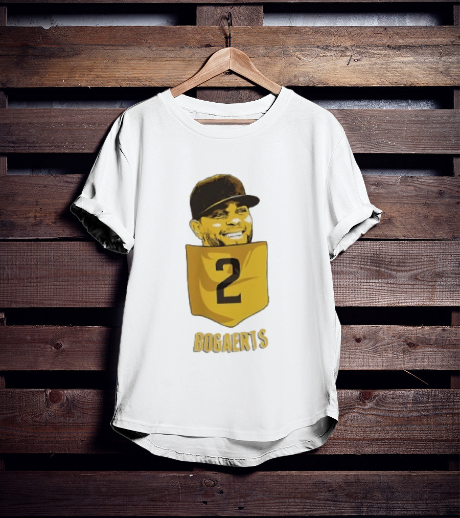 Xander Bogaerts 2 San Diego Padres Baseball MLB Pocket T-Shirt