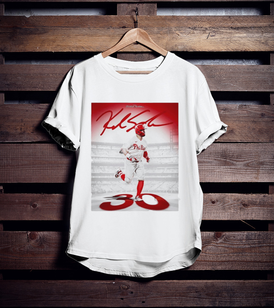 Philadelphia Phillies Kyle Schwarber 30 Home Runs Phillies Stadium T-Shirt