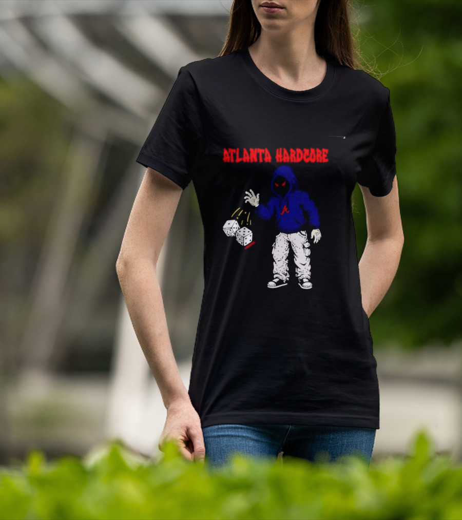 Atlanta Hardcore Braves Dice Throw Streetwear T-Shirt