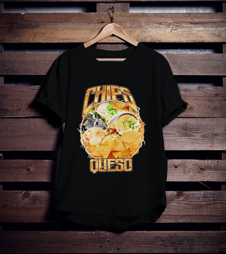 Chips Queso Lightning Bold Flavor Snack Experience T-Shirt