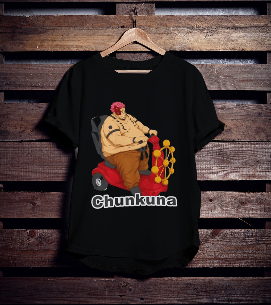Chunkuna Jujutsu Kaisen Sukuna Parody Anime Manga T-Shirt