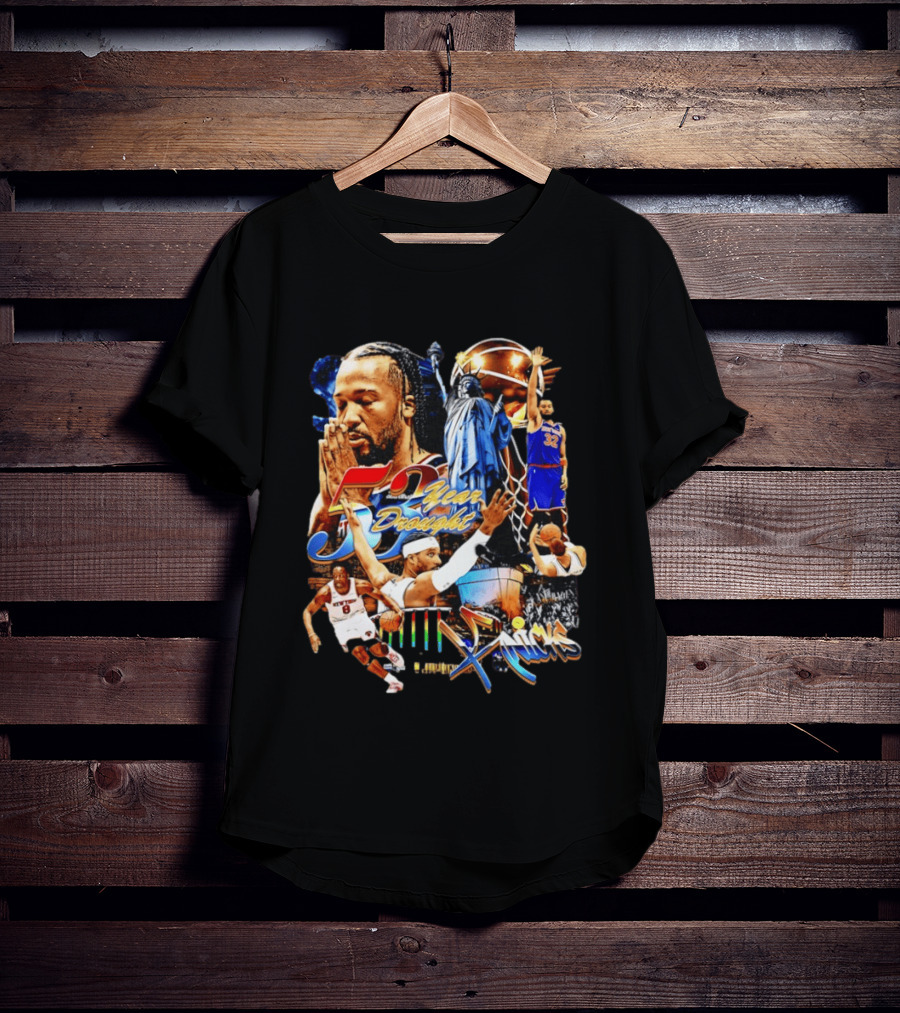 Jalen Brunson Josh Hart 53 Year Drought New York Knicks Basketball Legends T-Shirt