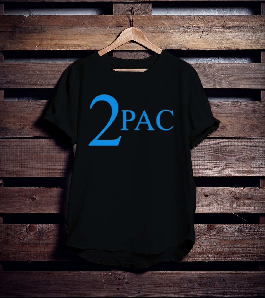 Janet Jackson 2Pac Blue T-Shirt