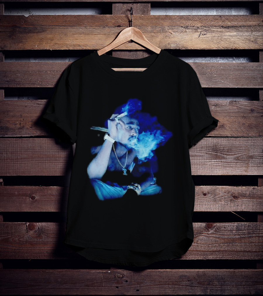 Janet Jackson Thug Life Smoking 2Pac T-Shirt