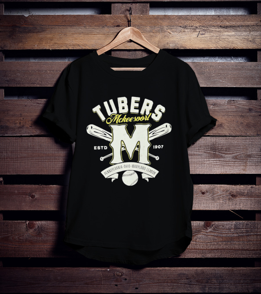 Tubers McKeesport Pennsylvania Ohio Maryland League Estd 1907 T-Shirt