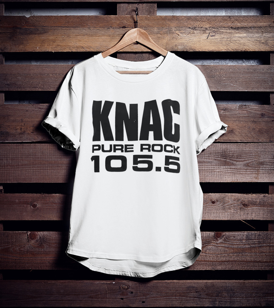 KNAC Pure Rock 105.5 Radio Station Classic Rock Fans T-Shirt