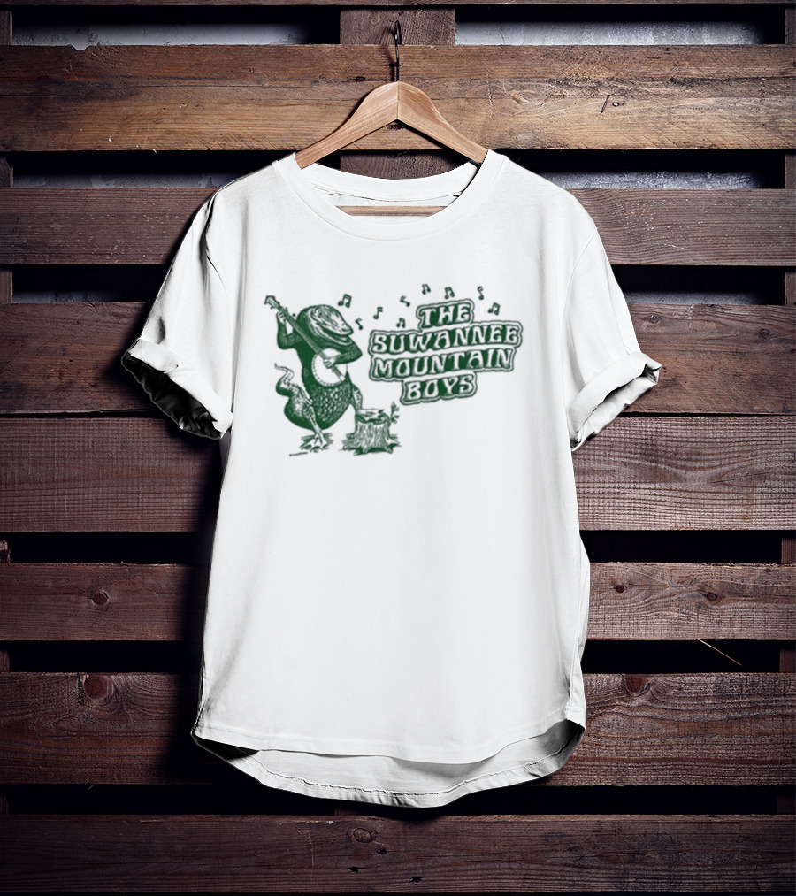 The Suwannee Mountain Boys Gator Banjo Fun T-Shirt