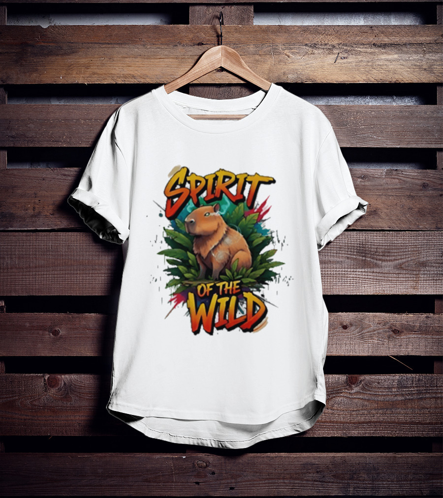 Spirit Of The Wild Capybara Nature Adventure T-Shirt