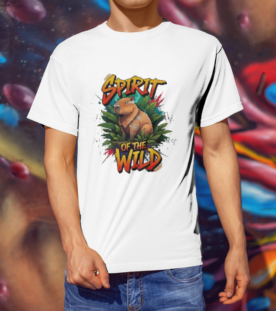 Spirit Of The Wild Capybara Nature Adventure T-Shirt