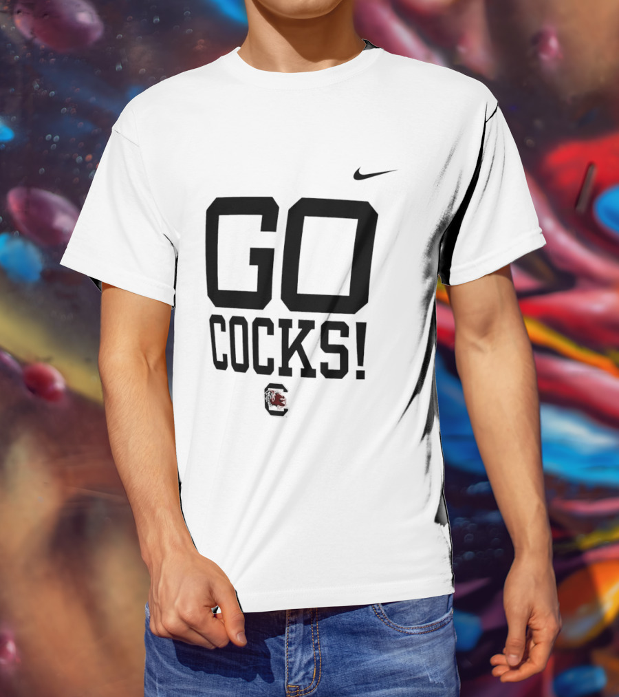 Nike South Carolina Gamecocks Go Cocks NCAA University Of South Carolina Team T-Shirt