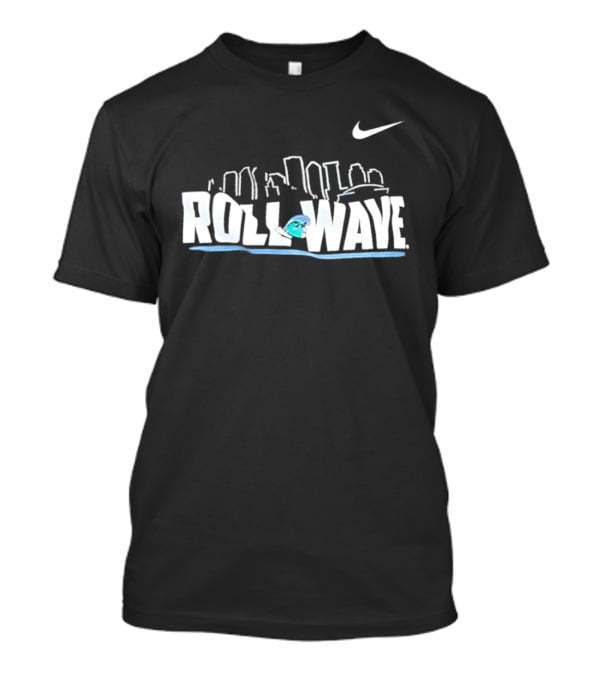 Tulane Green Wave Roll Wave Skyline Nike T-Shirt