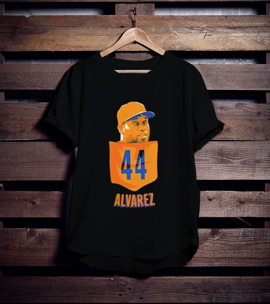 Yordan Alvarez 44 Houston Astros Baseball MLB Pocket Player T-Shirt