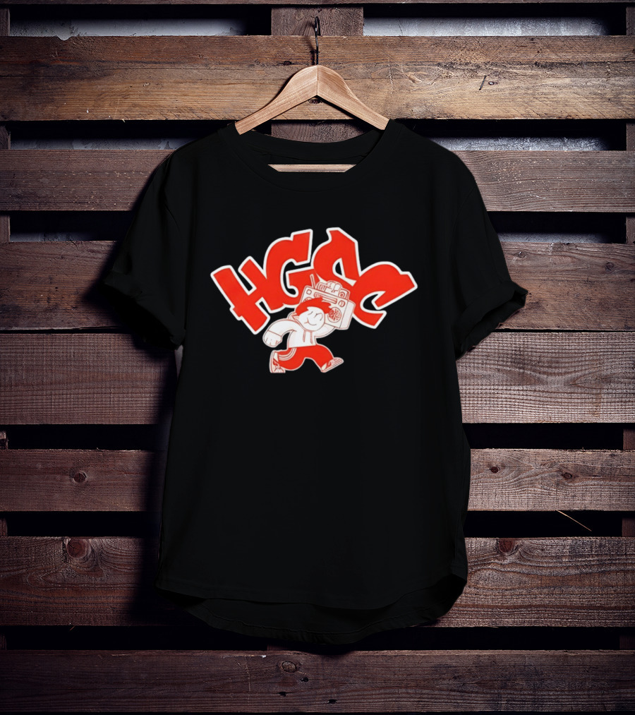 HGSC Hip Hop Boombox Radio 80s Music T-Shirt