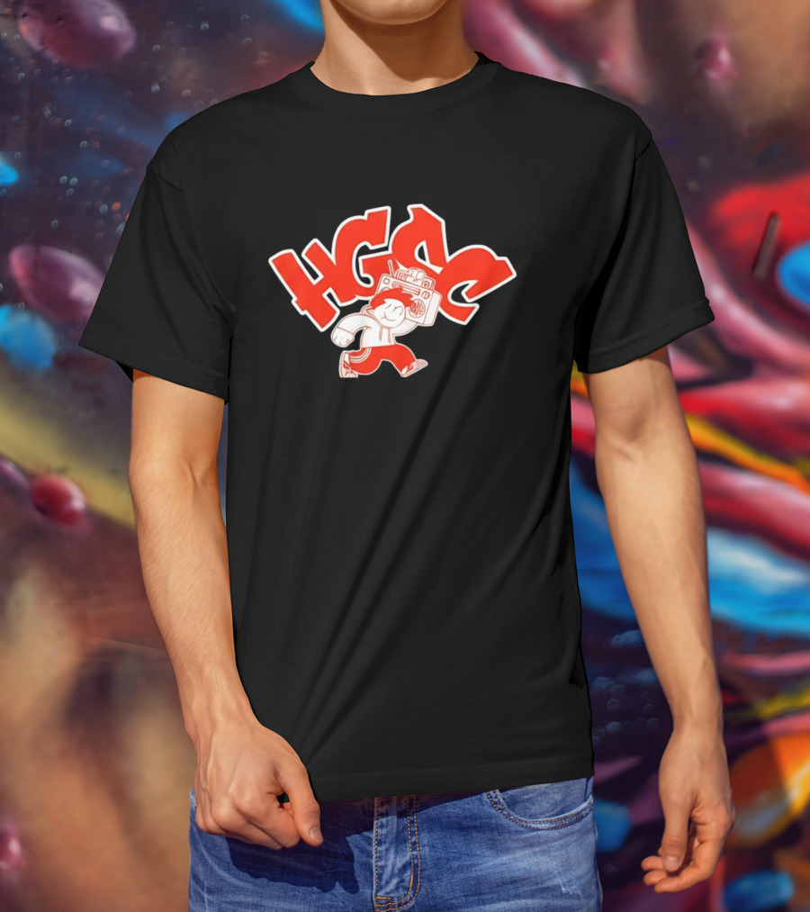 HGSC Hip Hop Boombox Radio 80s Music T-Shirt
