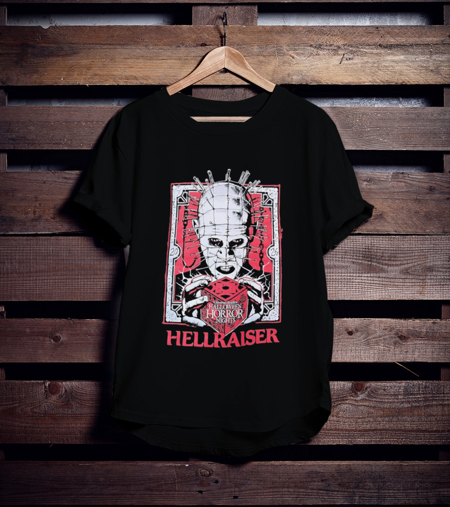 Universal Studios Halloween Horror Nights 2026 Pinhead Hellraiser T-Shirt