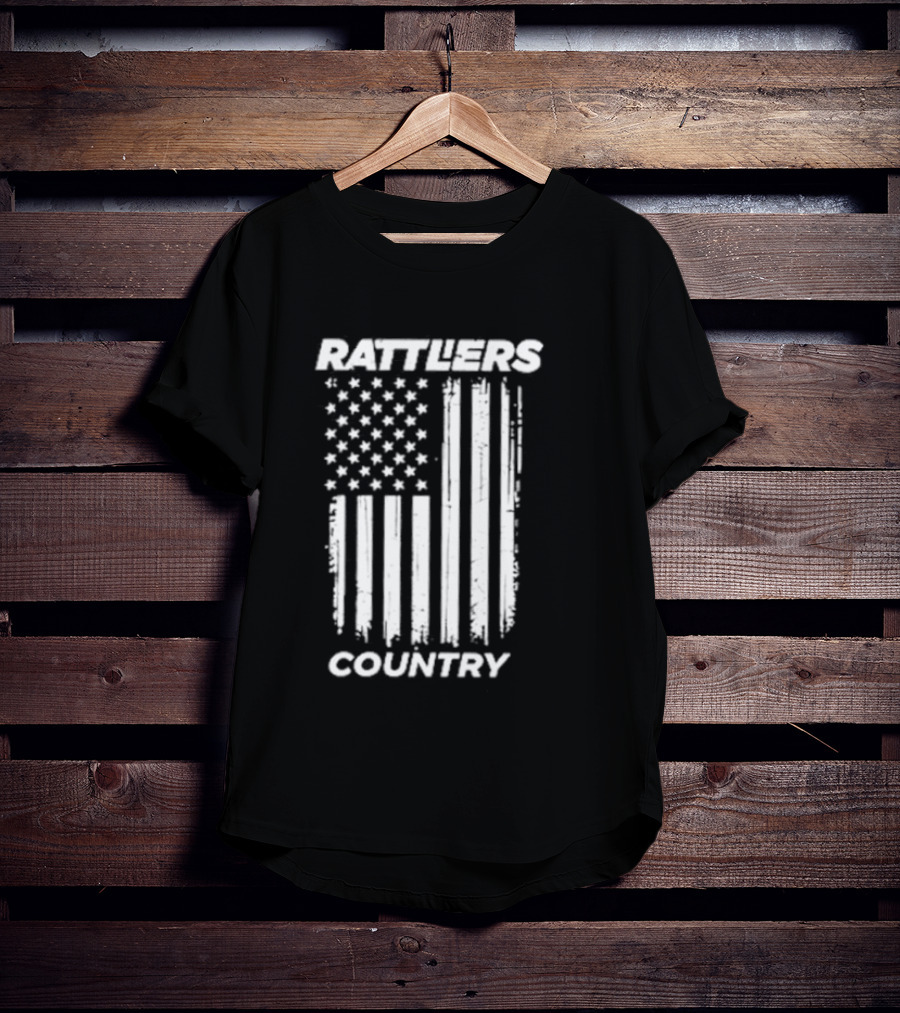Rattlers Country American Flag T-Shirt