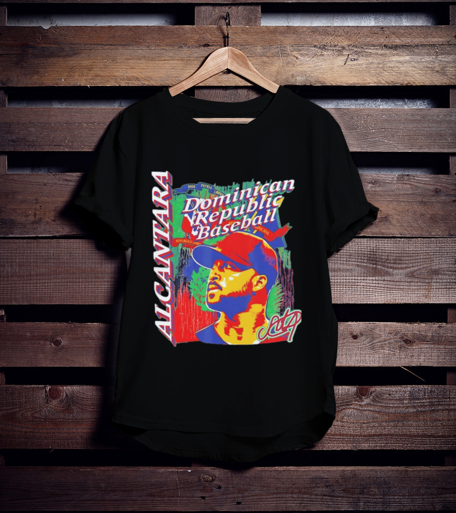 Alcantara Dominican Republic Baseball MLB Sandy T-Shirt