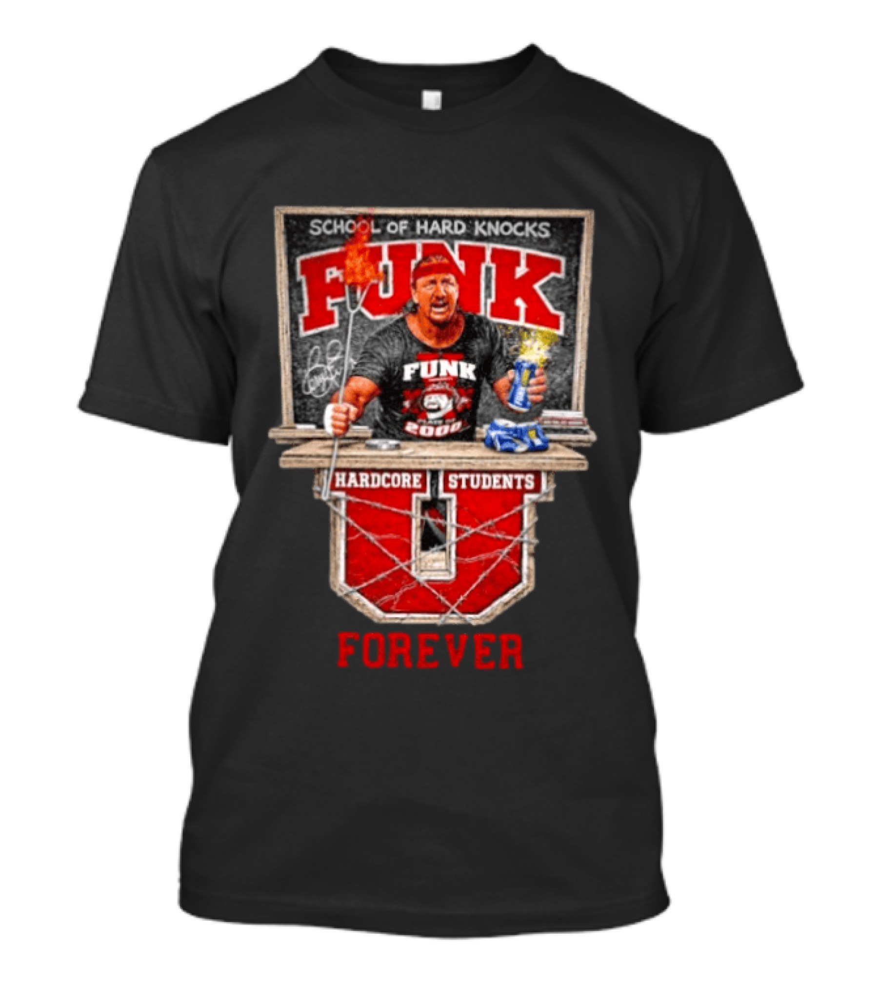 School Of Hard Knocks Funk Hardcore Students Forever T-Shirt