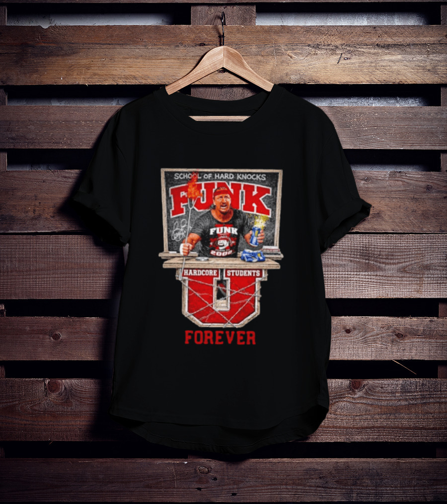 School Of Hard Knocks Funk Hardcore Students Forever T-Shirt
