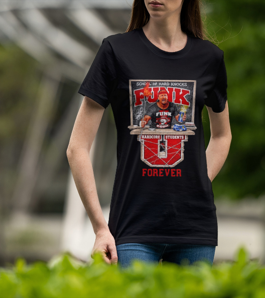 School Of Hard Knocks Funk Hardcore Students Forever T-Shirt