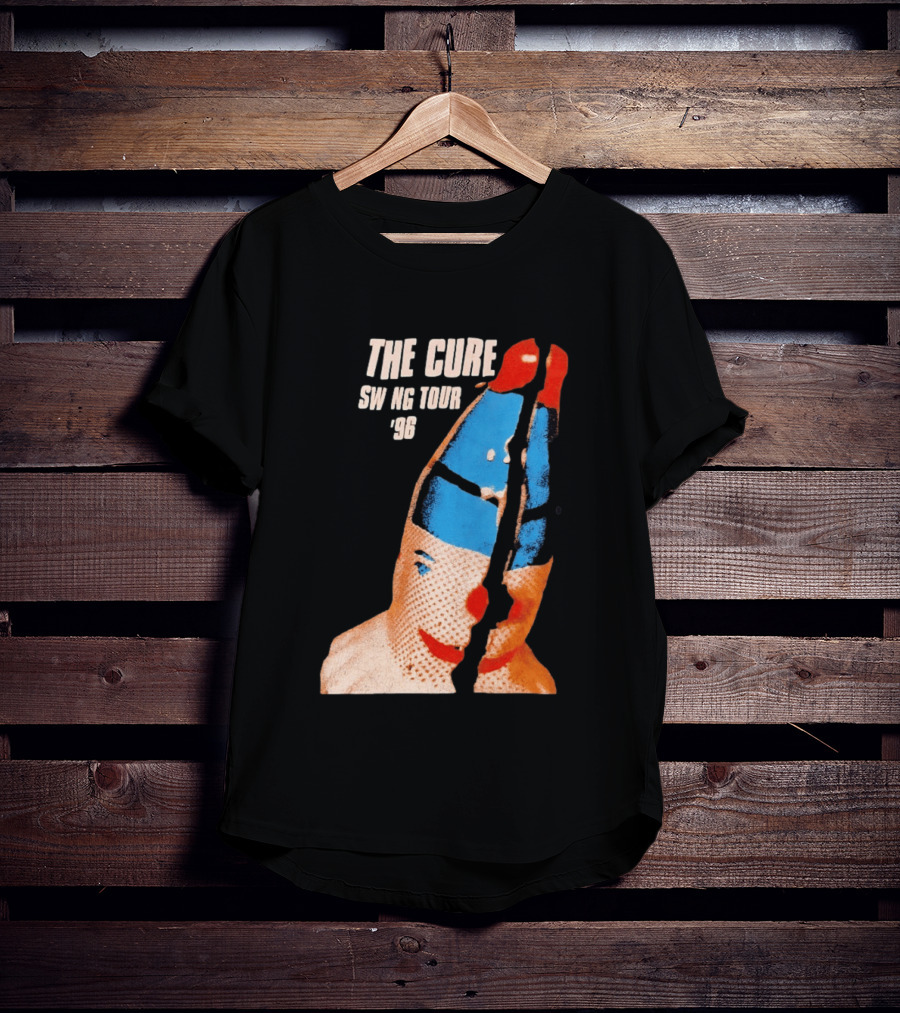The Cure Swing Tour 96 Clown Face T-Shirt