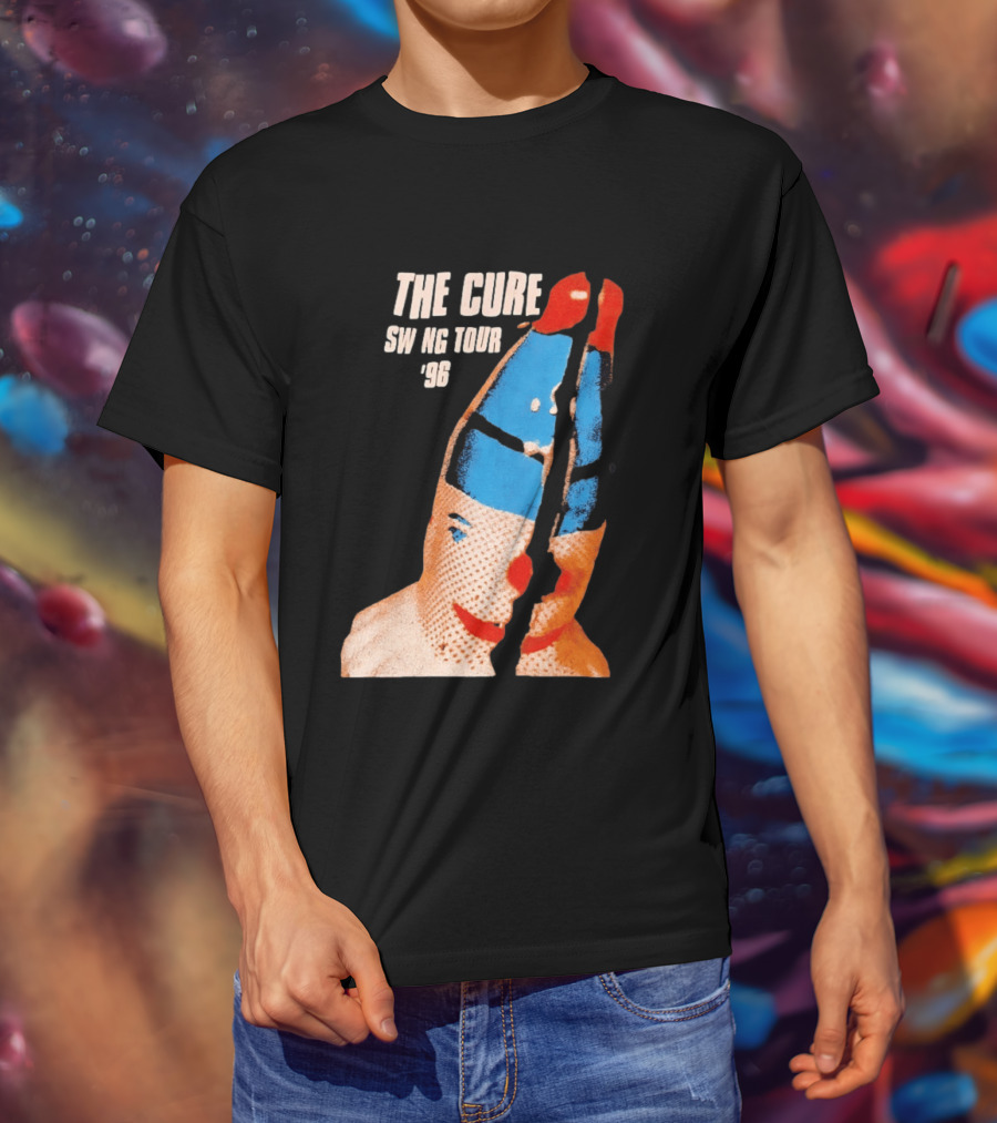 The Cure Swing Tour 96 Clown Face T-Shirt