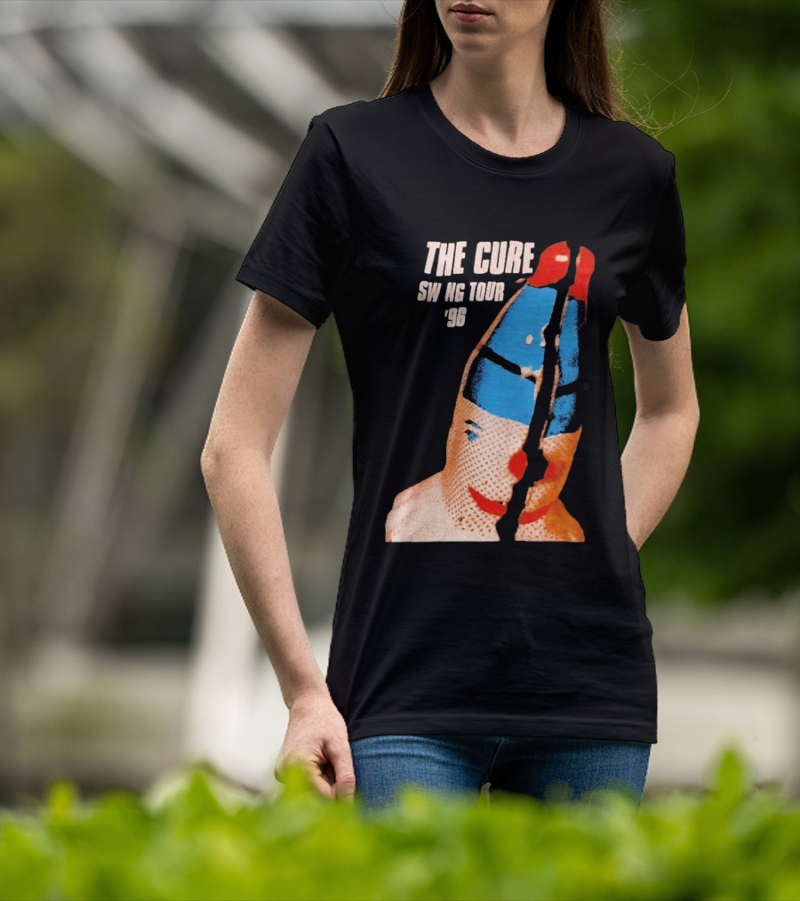 The Cure Swing Tour 96 Clown Face T-Shirt