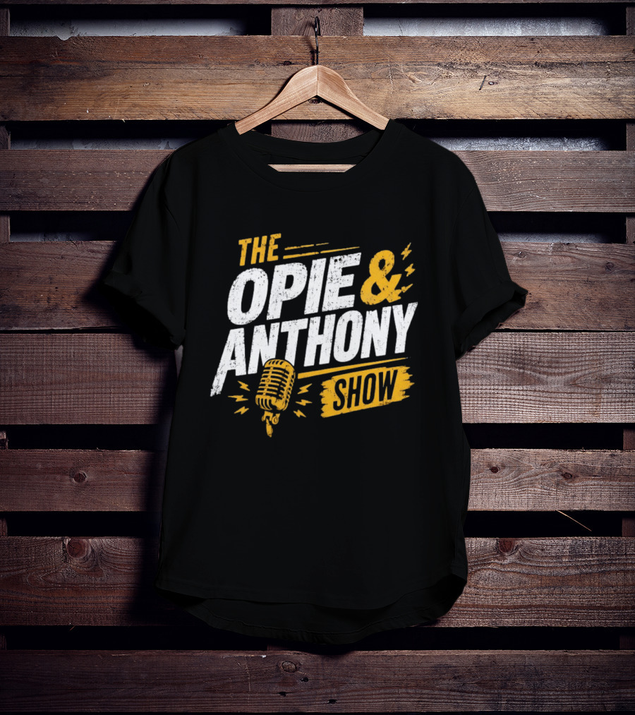 The Opie And Anthony Show Podcast Microphone T-Shirt