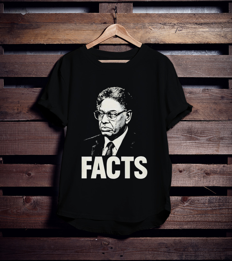 Thomas Sowell Facts Portrait Realism T-Shirt