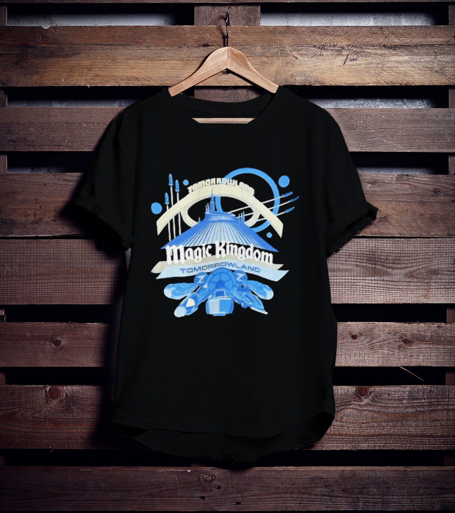 Tomorrowland Magic Kingdom Walt Disney World Spaceship And Futuristic T-Shirt