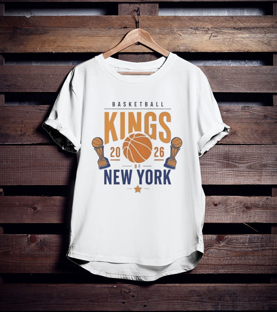Basketball Kings 2026 Dual Trophy New York T-Shirt