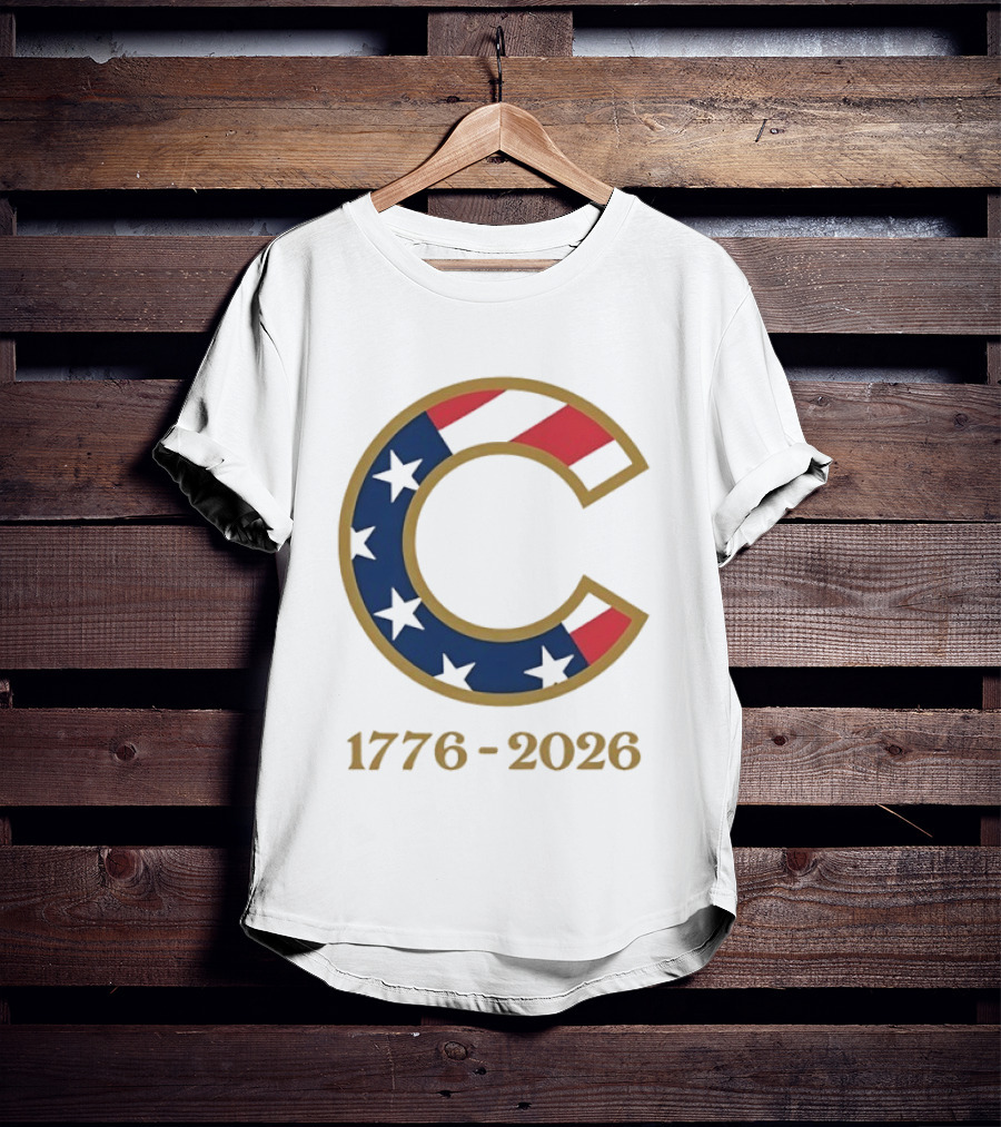 Chicago Cubs 1776 2026 Stars Stripes Fourth Of July MLB Anniversary T-Shirt