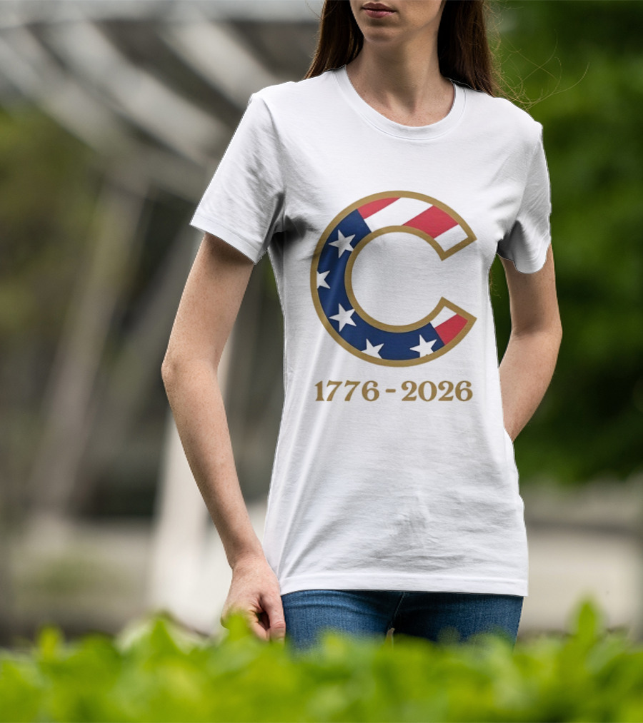 Chicago Cubs 1776 2026 Stars Stripes Fourth Of July MLB Anniversary T-Shirt