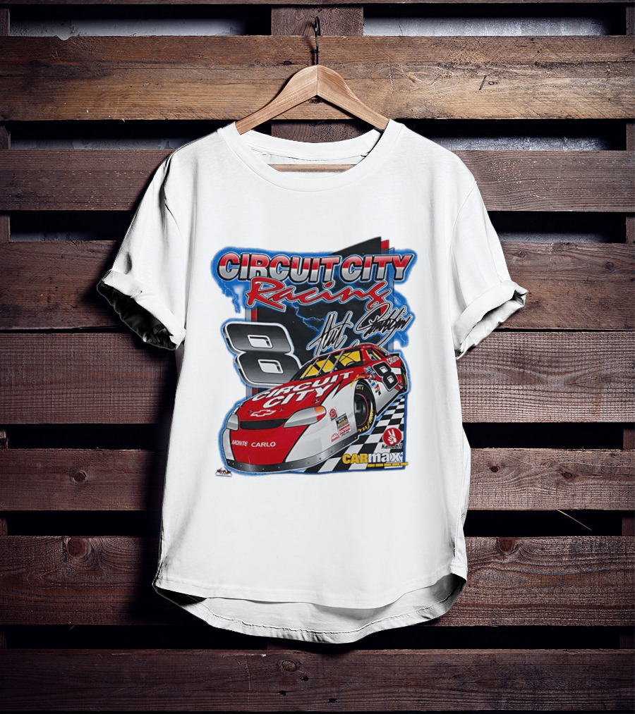 Circuit City Racing Monte Carlo 8 Chevrolet Carmax Kendall NASCAR T-Shirt