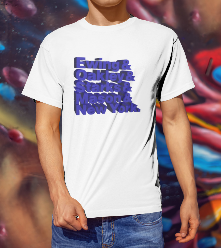 Ewing Oakley Starks Mason New York Knicks Legends T-Shirt